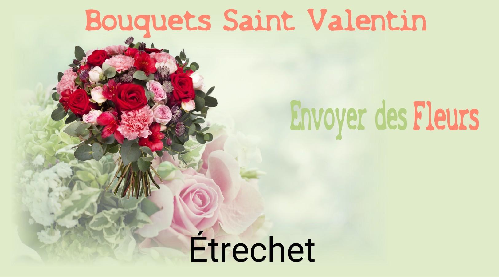 Roses de Saint-Valentin livrées à Étrechet
